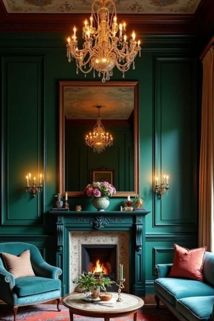 Velvet Fireplace Lounge