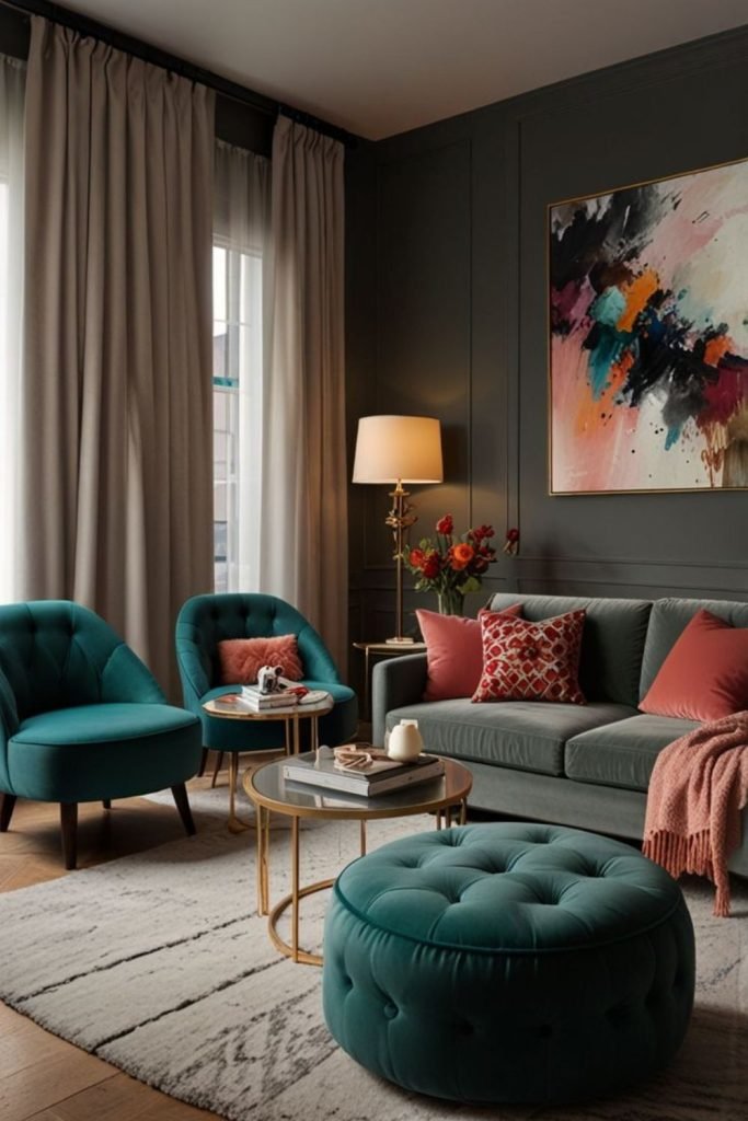 Velvet Lounger Chair