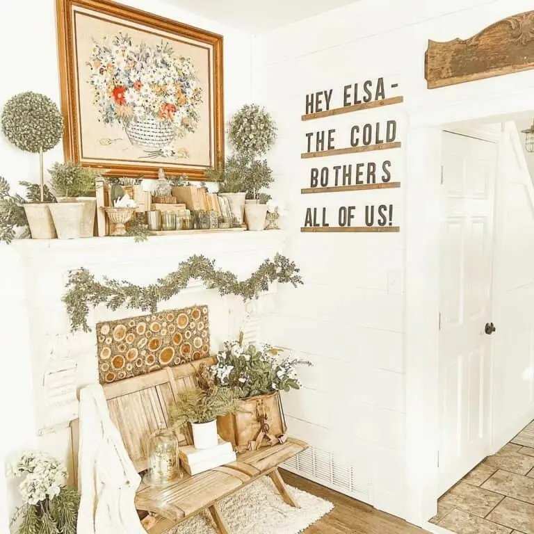 Vintage Mantel Styling