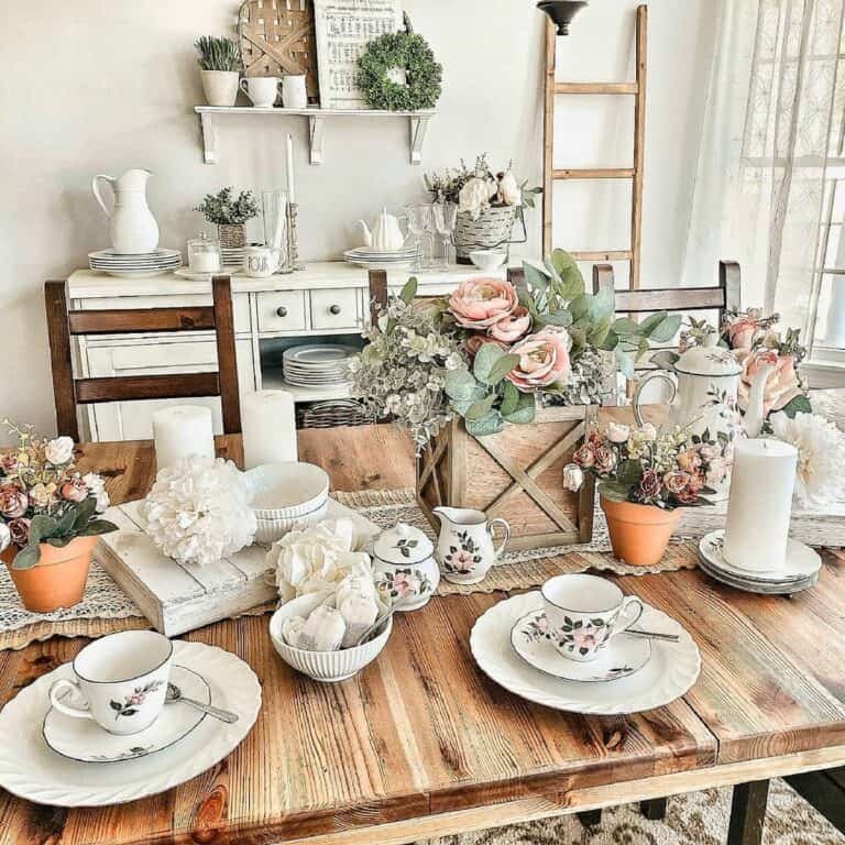 Vintage Tea Table