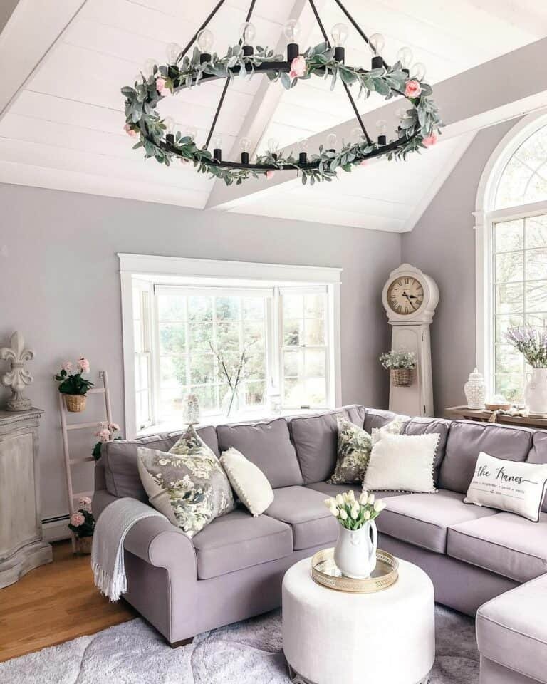 Wagon Wheel Chandelier Garland