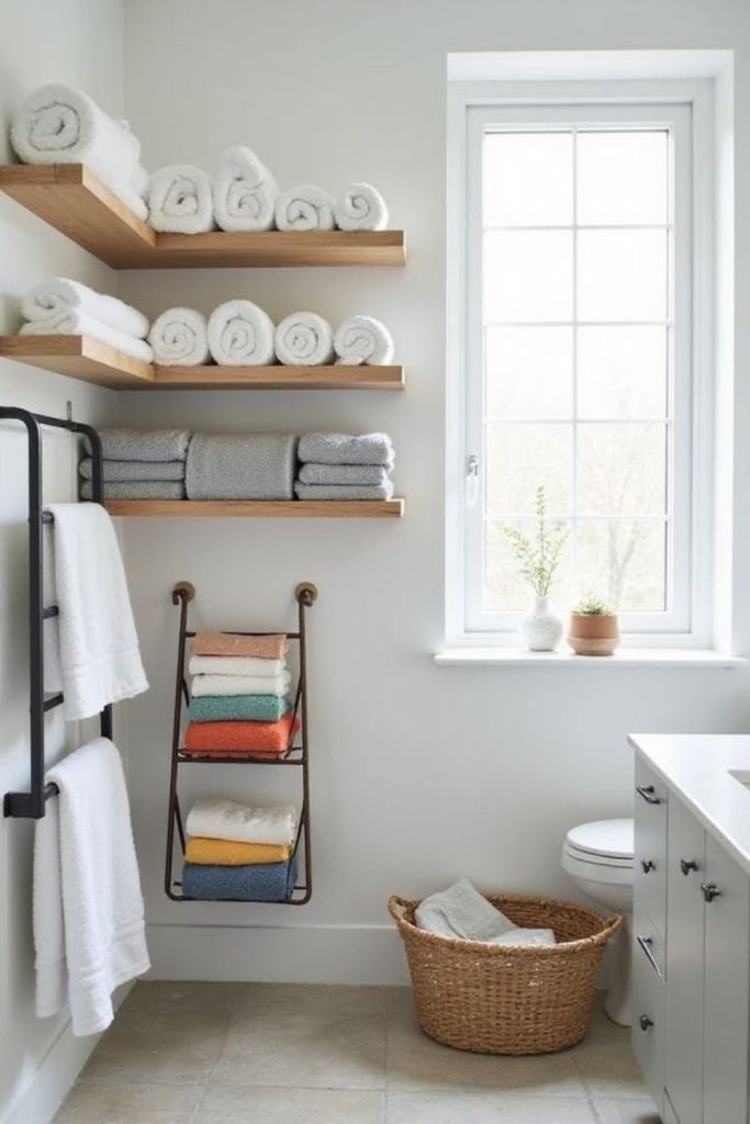 Wall-Mount Folding Shelf