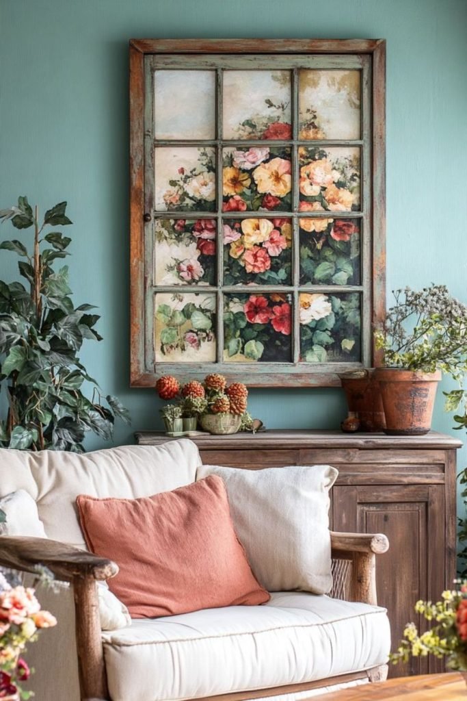 Weathered Window Frames