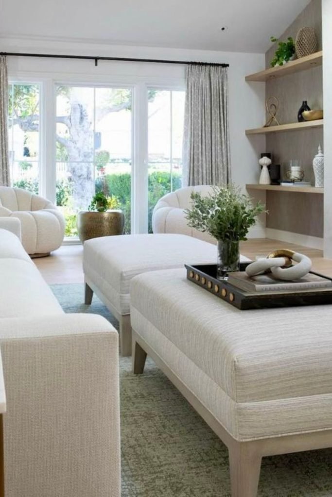 White Minimalist Living