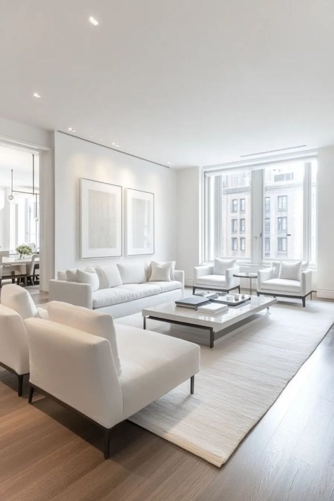 White Opal Living Room