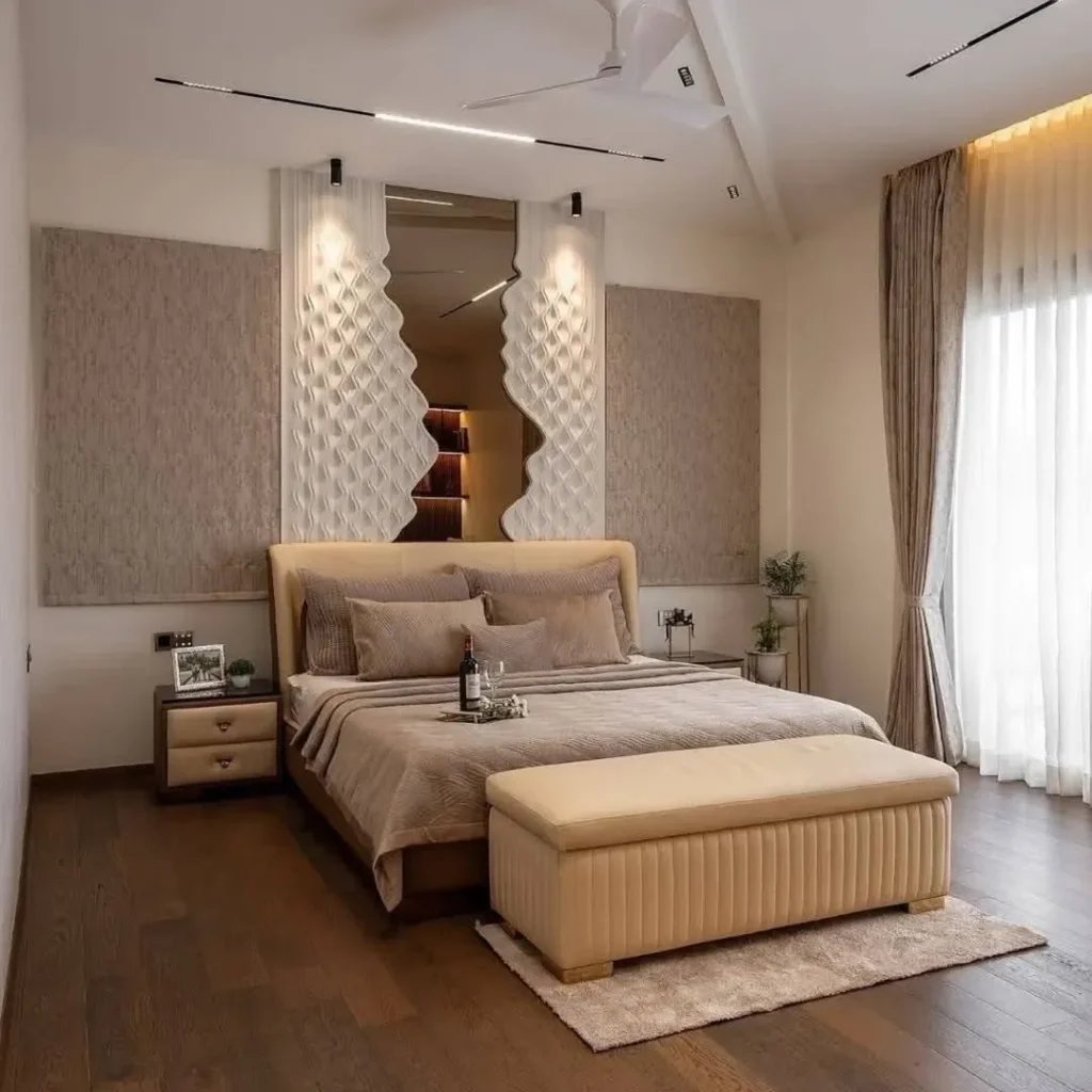 White Panel Headboard