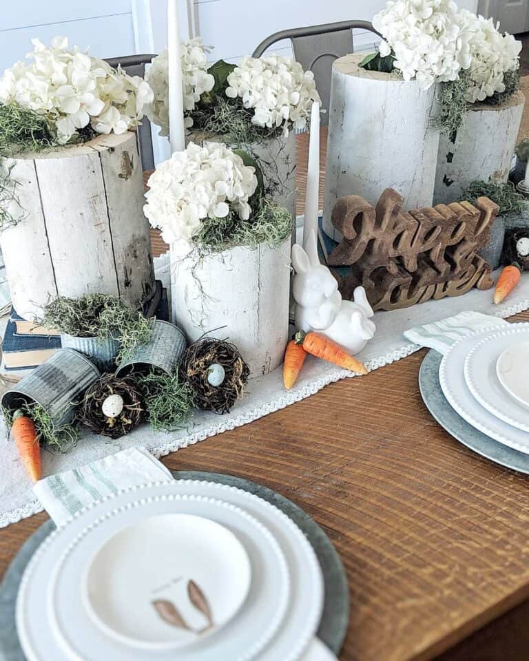 White Rabbit Centerpiece