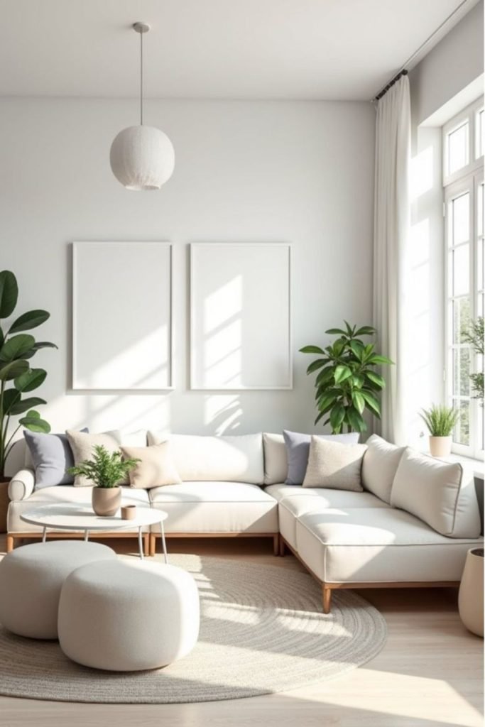 White Scandinavian Corner