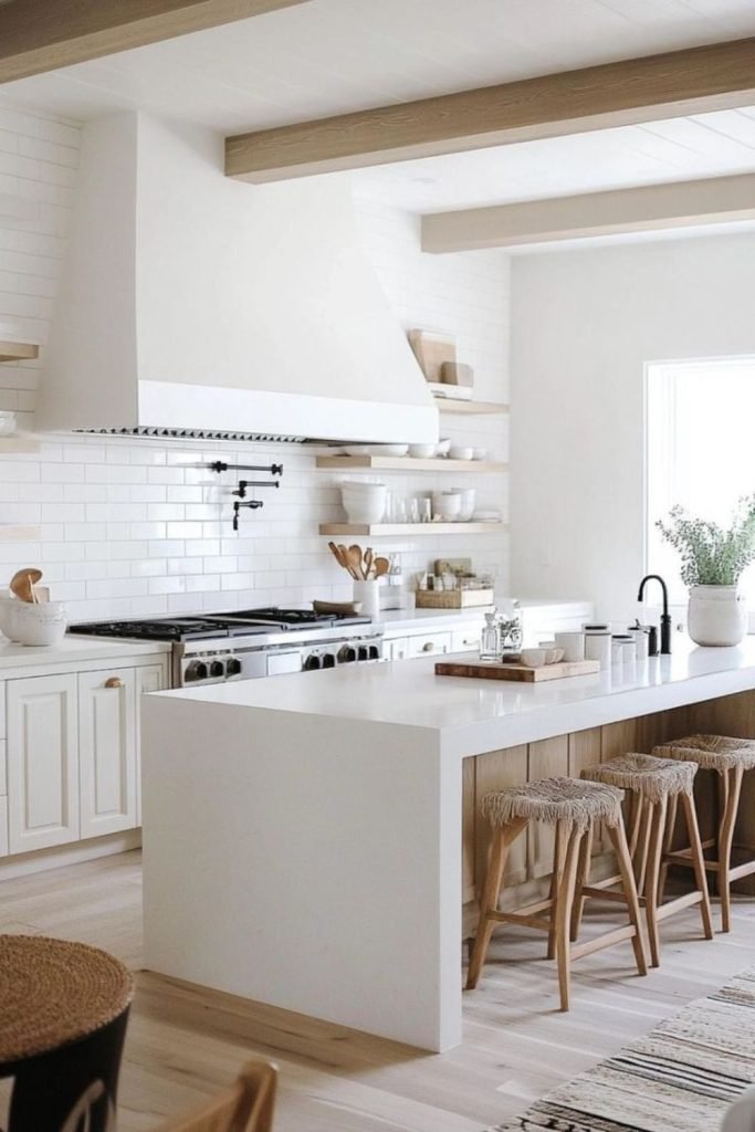 Whitewashed Cabinets