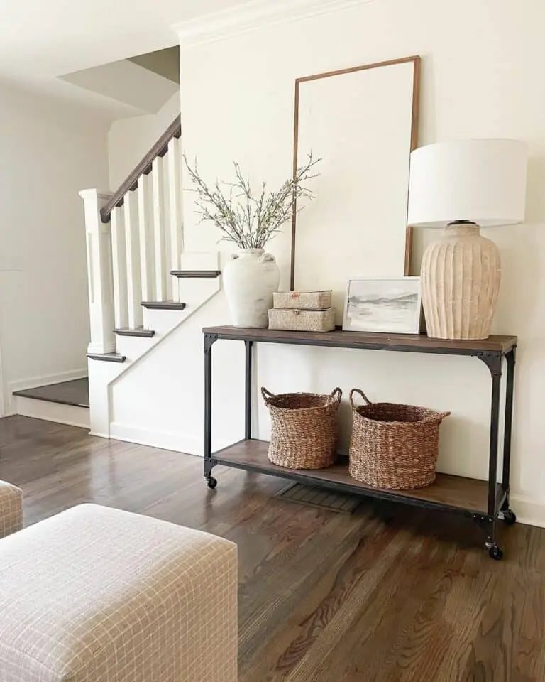 Wooden Console Entryway