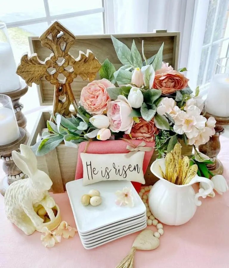 Wooden Cross Display