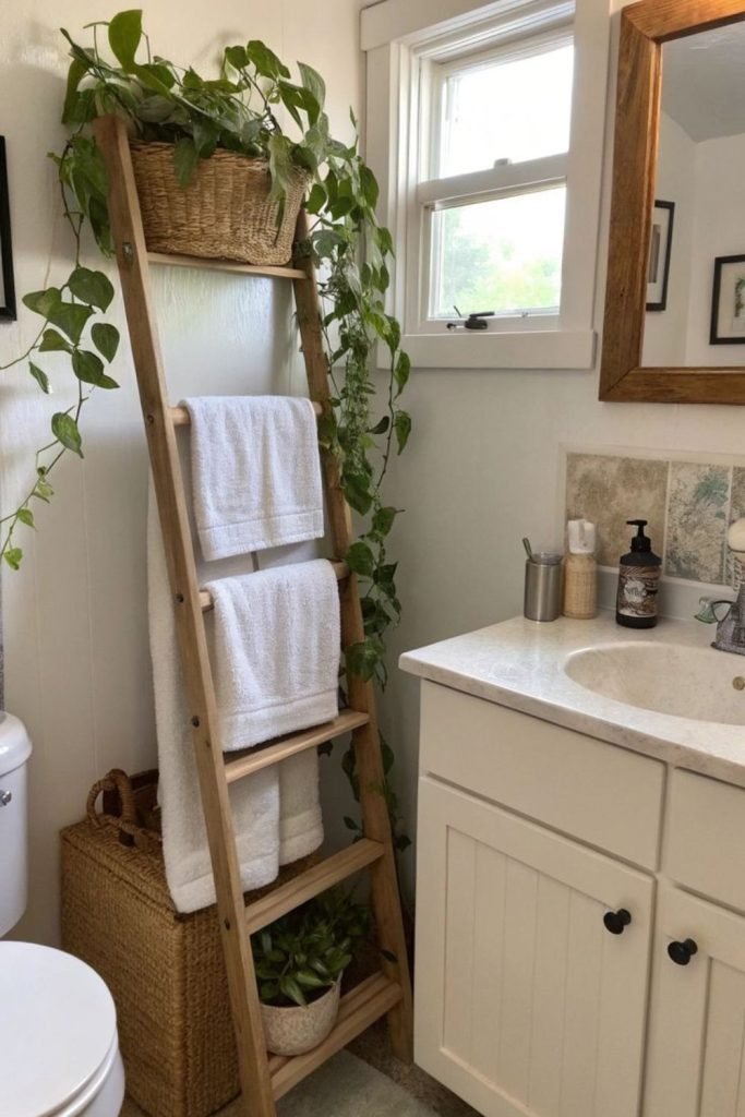 Wooden Ladder Towels